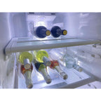 Set Of 4 Refrigerator Wine Rack, Cabinet Water Bottles Storage Organizer, Stackable Wine Rack For Kitchen Countertop Save Space, 1-Bottle 4 Packs