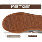 Project Cloud 100% Genuine Leather Casual Sneakers For Women - Memory Foam Insoles - Womens Shoes & Lightweight Women'S Fashion Sneakers - Slip On Shoes For Women Footwear (Verdy)