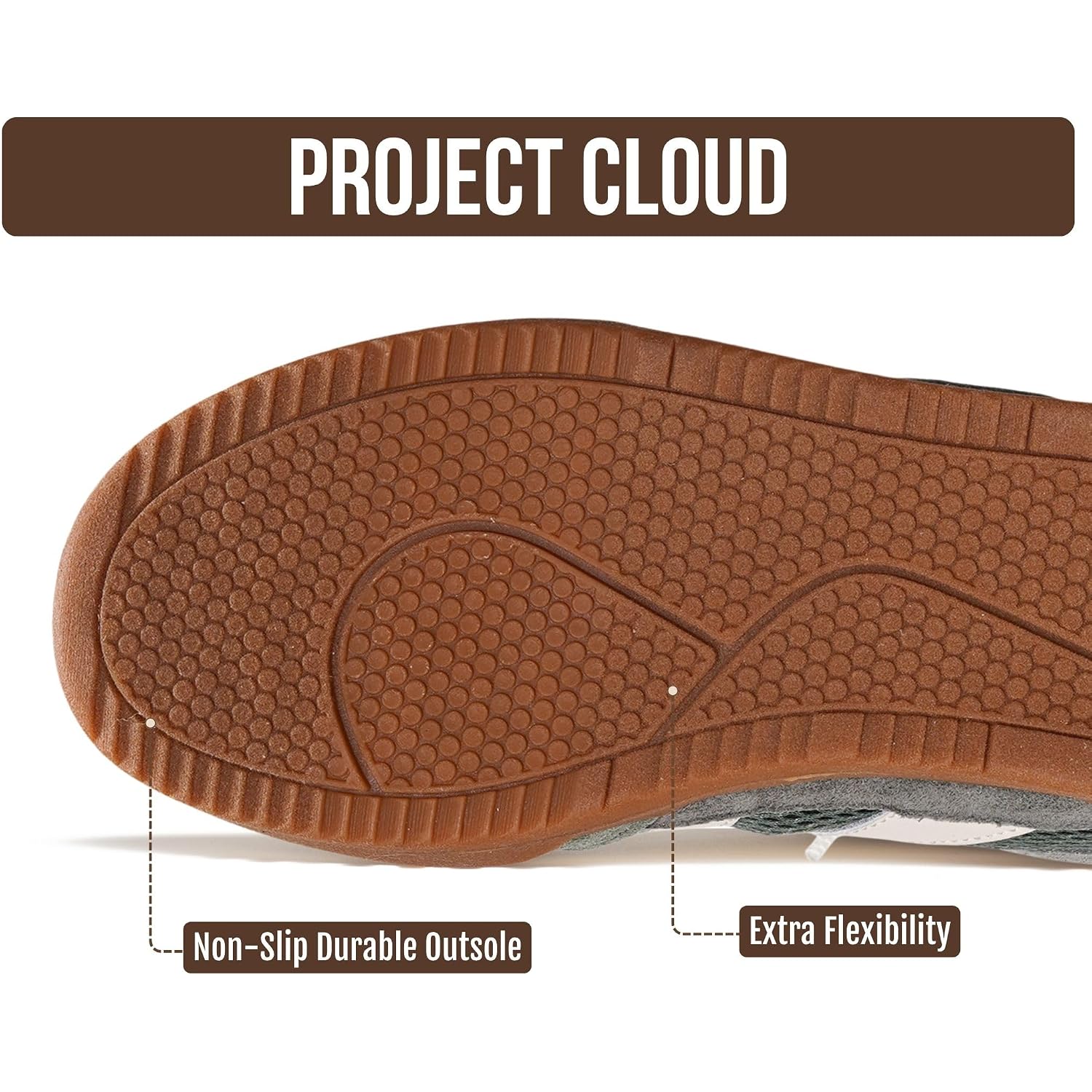 Project Cloud 100% Genuine Leather Casual Sneakers For Women - Memory Foam Insoles - Womens Shoes & Lightweight Women'S Fashion Sneakers - Slip On Shoes For Women Footwear (Verdy)