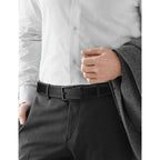 Jukmo 1.5" (38Mm) Leather Ratchet Belt For Men In Gift Box | Automatic Slide Buckle, Adjustable Trim To Fit