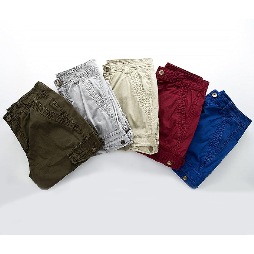 Men'S Camo Cargo Shorts Relaxed Fit Multi-Pocket Outdoor Camouflage Cargo Shorts Cotton