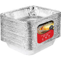 Stock Your Home Aluminum Pans 9X13 Disposable Foil Pans (30 Pack) - Half Size Steam Table Deep Trays - Tin Foil Pans Great For Cooking, Heating, Storing, Prepping Food
