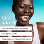 Tula Skin Care Spresso Energizing Eye Balm - Energizing & Hydrating Caffeine Under Eye Treatment For Dark Circles, Portable And Perfect To Use On-The-Go, 0.35 Oz.