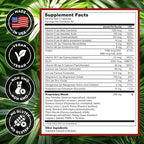 DHT Blocker Hair Growth Supplement - High Potency Biotin & Saw Palmetto for Hair Regrowth - Natural Hair Loss Treatments for Women & Men - Helps Stimulate Hair Follicle Growth