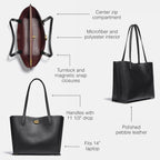 Coach Women's Polished Pebble Leather Willow Tote