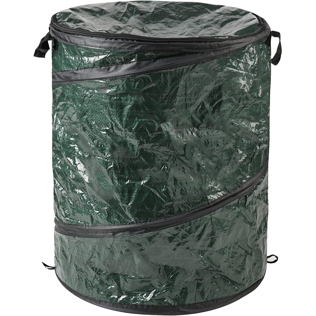 29.5-Gallon Pop Up Outdoor Garbage Can - Collapsible Trash Can For Parties, Yard Waste, Or Laundry - Camping Accessories By Wakeman