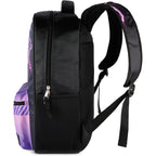 Ai Accessory Innovations K-Pop Demon Hunters Huntrix 16” Backpack For Girls, Featuring Rumi, Zoey, Mira, Rubber Molded Bag Charm, Huntrix