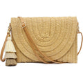 Aovtero Straw Clutch Purse Women Crossbody Bag Summer Beach Shoulder Bags Envelope Wallet Handbags