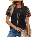 Wiholl Womens Summer Tops Trendy Ruffle Sleeve Shirts Casual Chiffon Blouses Beach Vacation Clothes