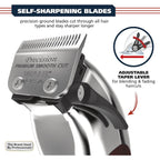 Wahl Usa Pro Ultra Quiet High Torque Corded Hair Clipper For Ultra Quiet Operation And Cooler Operating Temperatures, Metal Housing With Bonus Hair Clipping Guard Caddy - Model 3000097