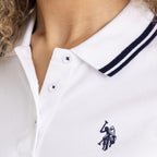 U.S. Polo Assn. Womens Double Tipped Polo Shirt