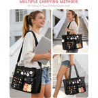 Large Ita Bag With 3 Pockets & 2 Inserts, Kawaii Pin Display Ita Tote Bag For Anime Kpop Fans, Versatile Messenger Bag