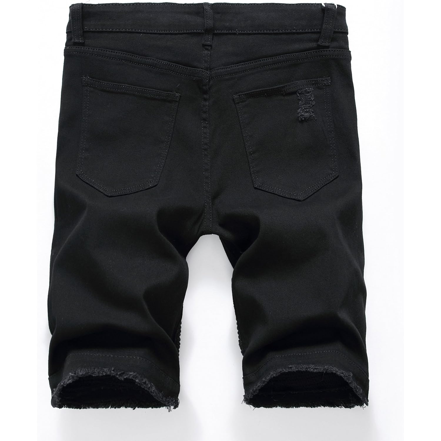Enrica Men'S Ripped Distressed Slim Fit Holes Denim Shorts
