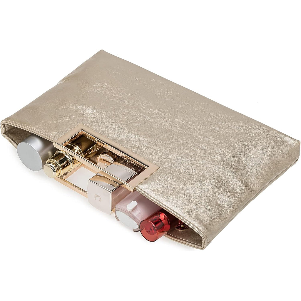 CHARMING TAILOR Fashion PU Leather Handbag Stylish Women Convertible Clutch Purse