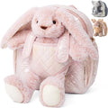 Moonkie Hug & Go™ Bunny Toddler Backpack – Soft Plush Bag With Detachable Toy For Girls Aged 2–4 | Perfect For Daycare, Travel & Birthday Gifts