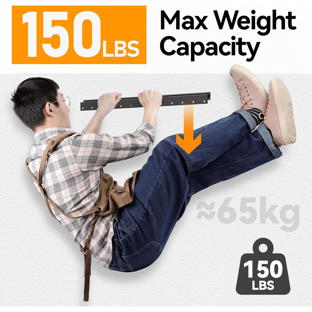 Studless Tv Wall Mount For 32-75 Inch Tvs, No Stud Drywall Tv Mount Holds Up To 150 Lbs, Low Profile, No Drill, Easy To Install For Bedroom Living Room, Bubble Level Included