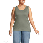 Lands' End Women's Cotton Tank Top