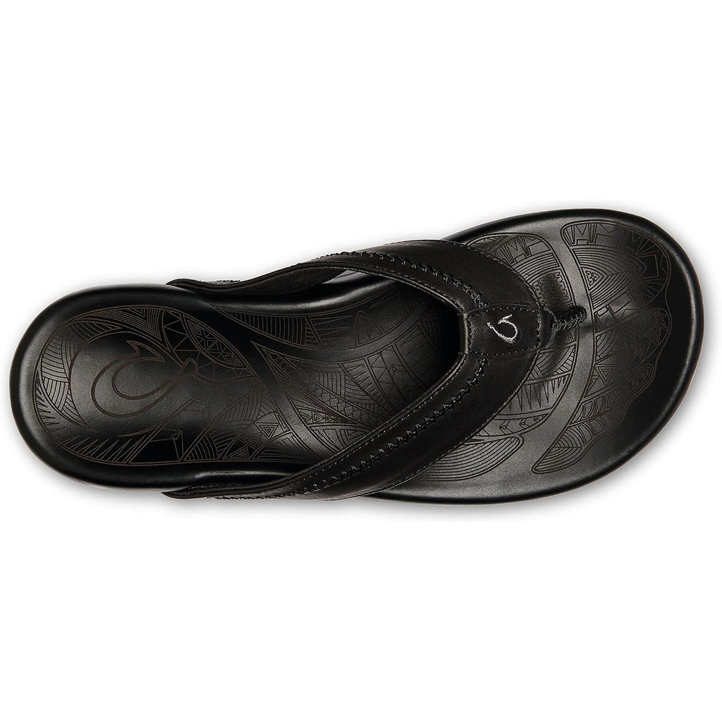 Olukai Hiapo Men'S Leather Beach Sandal, Crafted Materials, Lightweight & Durable, All-Day Comfort & Support