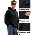 Magcomsen Men'S Active Hoodies Fleece Lined Sweatshirts Casual Athletic Workout Pullover With Kangaroo Pocket