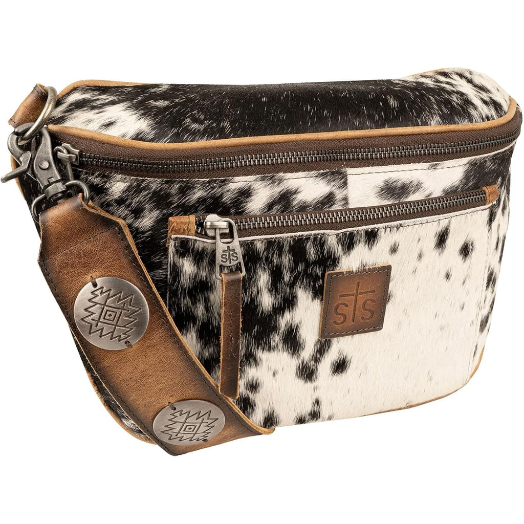 Sts Ranchwear Womens Vaquero Sachi Cowhide/Tan Leather Sling Bag Os
