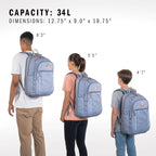 Adidas Excel 7 School Backpack For Laptop, Gym And Travel, 34L