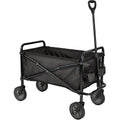 Amazon Basics Collapsible Heavy Duty Utility Wagon For Outdoor Sports, Camping, Garden, And Shopping, 265 Pounds Capacity, 27.6 X 40.9 X 20 Inches, Black