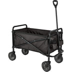 Amazon Basics Collapsible Heavy Duty Utility Wagon For Outdoor Sports, Camping, Garden, And Shopping, 265 Pounds Capacity, 27.6 X 40.9 X 20 Inches, Black