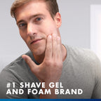 Gillette Series 3X Action Shave Gel, Sensitive Twin Pack, 7 Oz (Pack of 2)