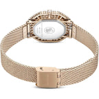 Swarovski Matrix Octagon Watch, Swiss Made, Clear Crystals, Gold-Tone, Stainless Steel Finishes