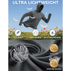 3 Pack Upf 50+ Sun Protection Mens Hoodie Long Sleeve Spf Fishing Shirt Swim Rash Guard Athletic Workout Tops