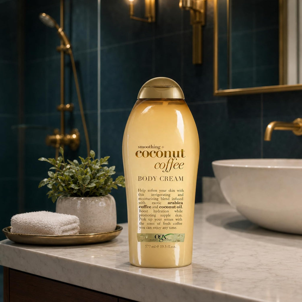 Ogx Smoothing + Coconut Coffee Body Cream 19.5 Oz