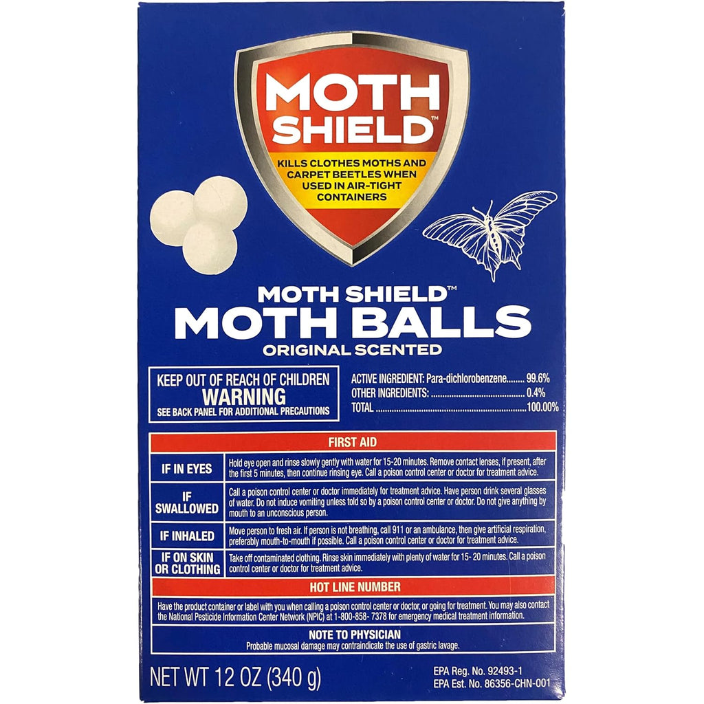 Moth Shield Moth Ball Traps For Clothes, Furniture, Carpet And Pantry Moths, 12 Ounce Box (Original Scented, 12 Ounce (1 Pack)