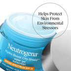 Neutrogena Hydro Boost City Shield Water Gel Face Moisturizer With Broad Spectrum Spf 25 Hydrating Facial Sunscreen With Hyaluronic Acid Oil Free And Noncomedogenic Face Lotion, 1.7 Oz