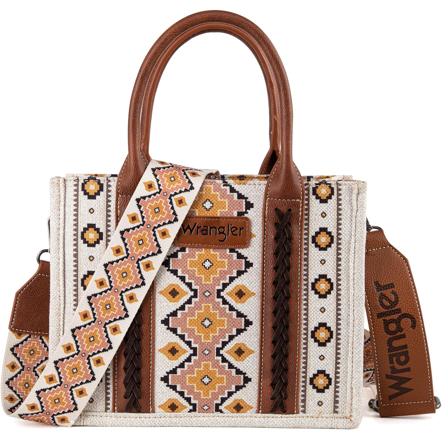 Montana West Wrangler Purse Western Aztec Tote Bag for Women with Guitar Strap | Western, Boho, Aztec, Western, Boho, Aztec