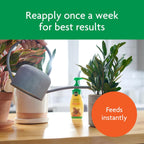 Miracle-Gro Indoor Plant Food, Liquid Plant Food For Houseplants, Snake Plants, Peace Lilies, Flowers, Vegetables, Herbs And More, 8 Oz., 2-Pack