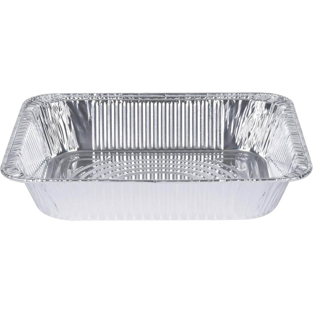 GUSTO 9x13 Inch Aluminum Foil Pans – [30 Count], Half Size Deep Steam Table Pans for Baking, Cooking, Heating, Storing & Food Prep (Formerly Comfy Package)