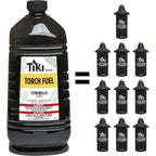 Tiki Citronella Torch Fuel - 1 Gallon (128 Oz.), Easy Pour, Long-Lasting For Outdoor Torches & Table Torches, With Citronella & Lemongrass Oil, For Patio, Garden & Backyard Use