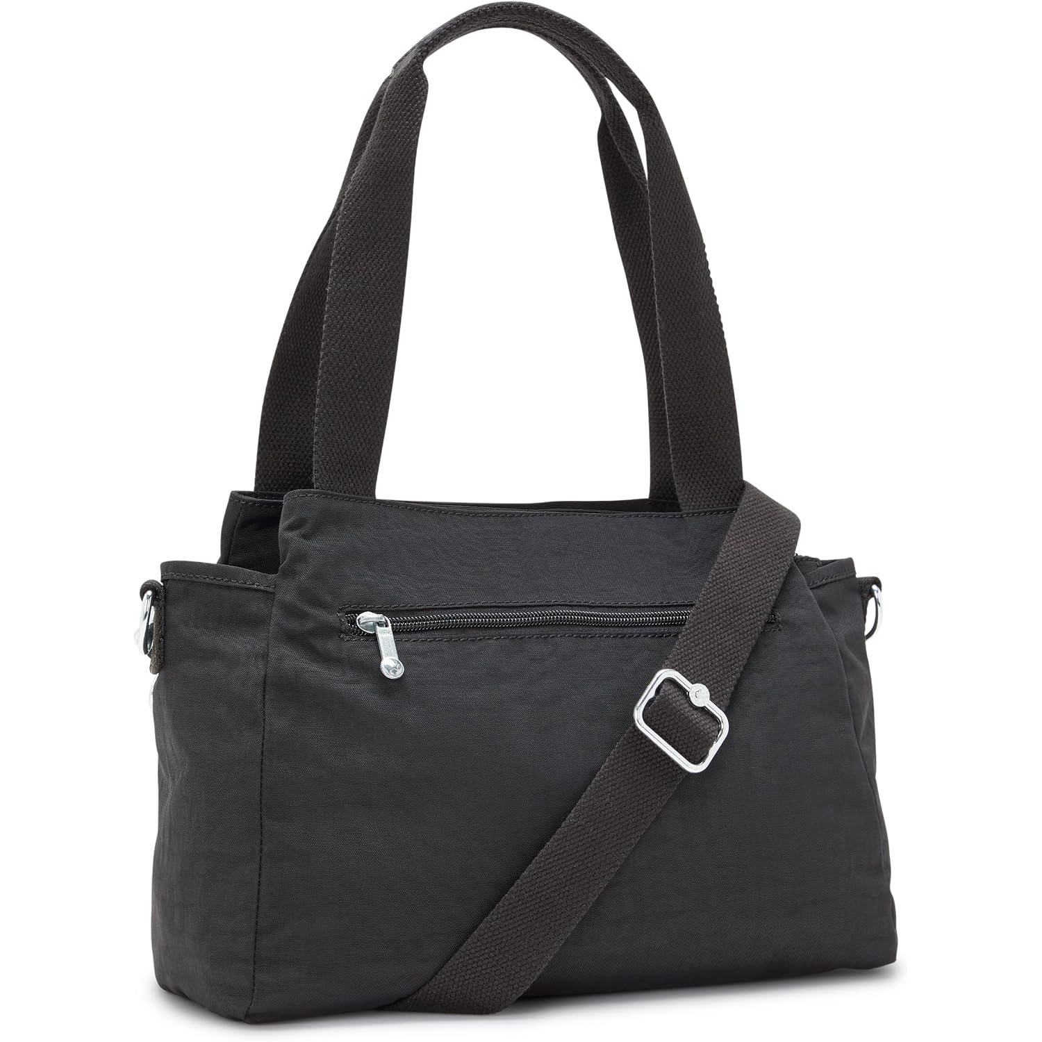 Kipling Womens Elysia Bag, Lightweight, Multi-Compartment Magnetic Snap Pockets, Shoulder Crossbody Bag, Black Noir, 11.5 L X 9 H X 5 D Us