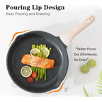 Kordisen Nonstick Frying Pan Skillet, 8 Inch Small Egg Omelet Pan, Healthy and Non Toxic, Induction Compatible, PFOA Free