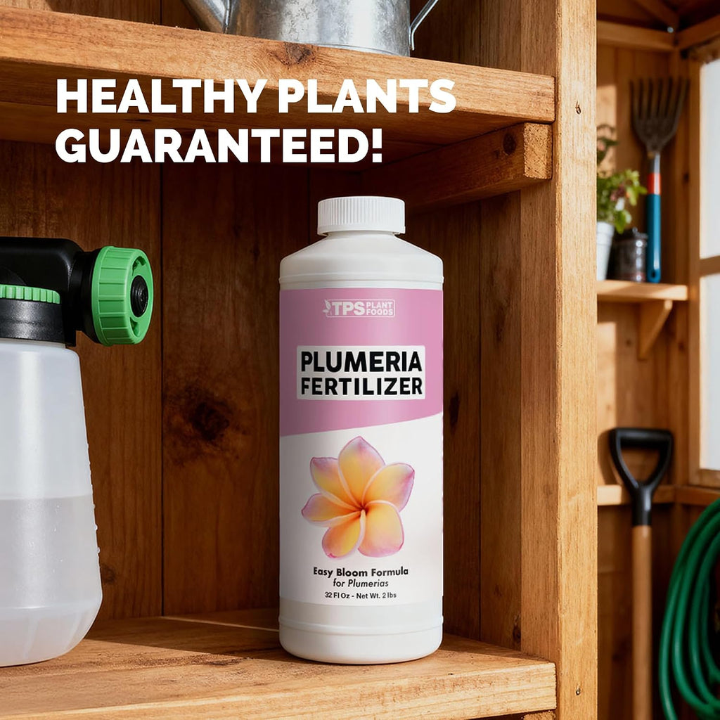 Plumeria Fertilizer – Liquid Plant Food For More Blooms, Healthy Tropical Growth & Stronger Root Development, 8 Oz