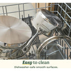 Cuisinart Chef’s Classic 11-Piece Stainless Steel Pots and Pans Set, Cookware Set Compatible with Induction, Electric, Gas Cooktops, Aluminum Core for Even Heat, Cool Grip Handles, Dishwasher Safe