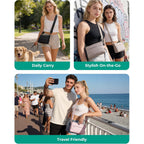 Bagsmart Cross Body Purse, Medium Crossbody Bags For Women Travel Purse, 4.3L Puffy Handbag Wallet With Rfid Blocking Slots