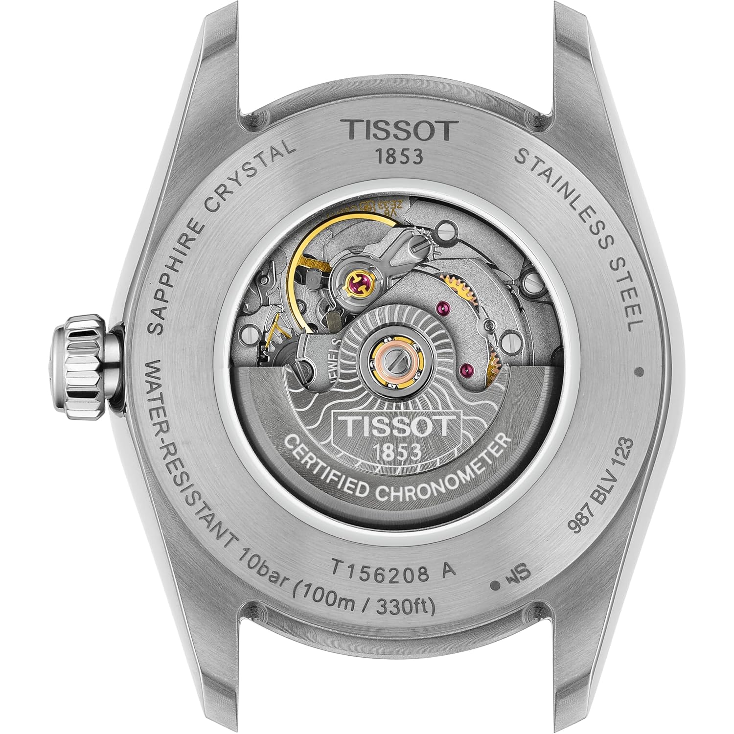 Tissot Ballade Powermatic 48 Cosc 30Mm, Swiss Automatic Watch For Women, Stainless Steel Case, Silver Dial, T1562082203300