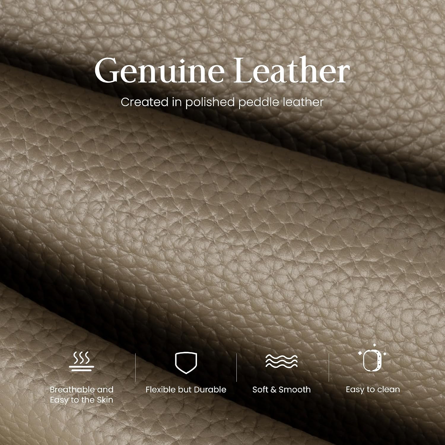 Befen Genuine Leather Bucket Bag For Women, Soft Pebbled Leather Bucket Shoulder Bag, Everyday Casual Tote Bag Minimalist