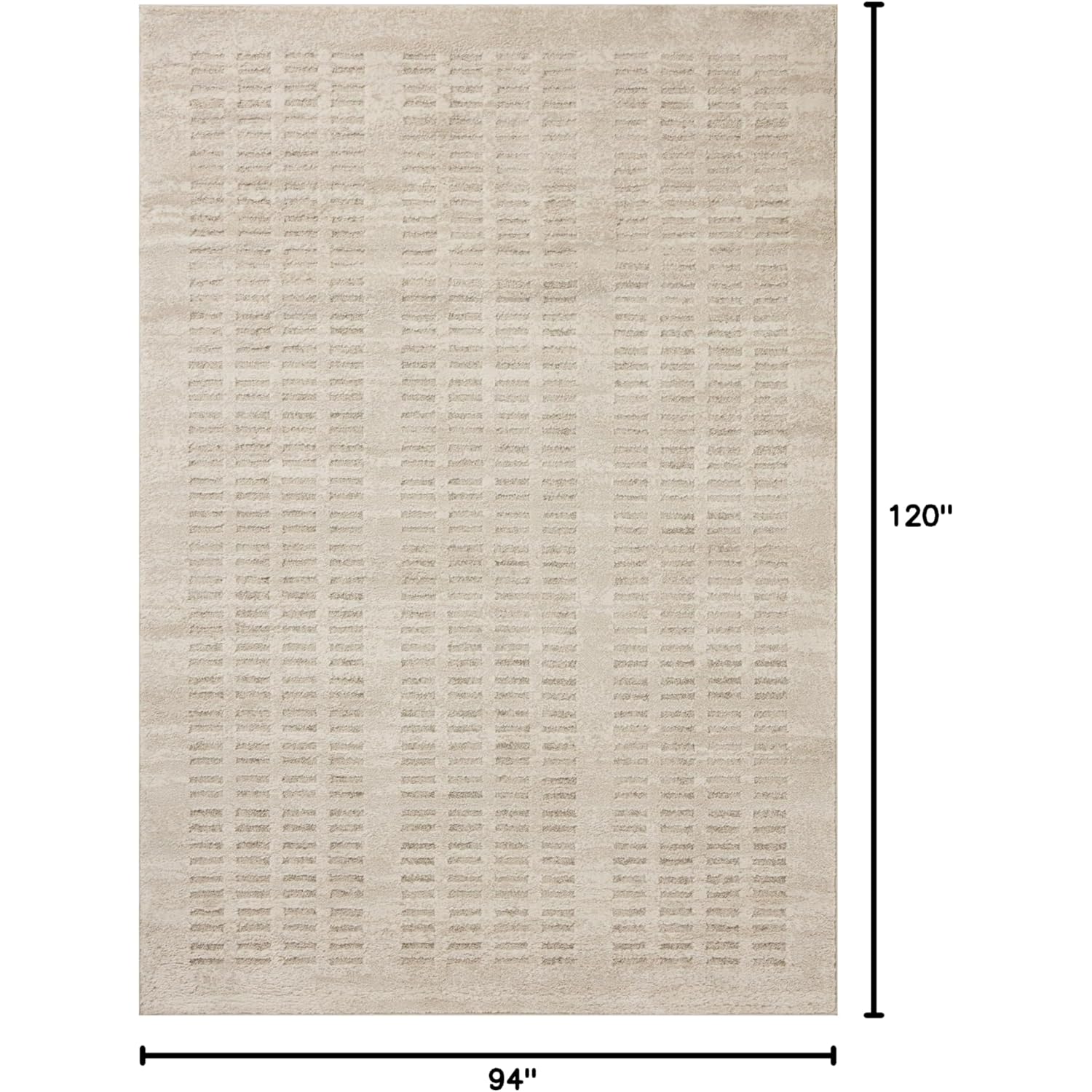 Loloi Amber Lewis Monty Collection MOT-03 Ivory/Beige 7'-10" x 10' Area Rug