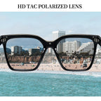 mosanana Square Trendy Polarized Oversized Sunglasses for Women Men 2025 UV400 MS52367
