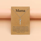 Lcherry Birthday Gifts for Grandma Mom Daughter Teacher Cross Necklace for Women Christian Necklaces Religious Gifts Jewelry for Women Mother's Day