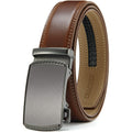 Chaoren Mens Belt Leather Ratchet Belt - Customizable Fit, Effortless Style (35Mm)