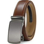 Chaoren Mens Belt Leather Ratchet Belt - Customizable Fit, Effortless Style (35Mm)