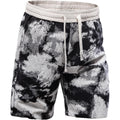 Mens Shorts Casual Relaxed Fit Men'S Walk Elastic Waist Drawstring Flat Front Shorts